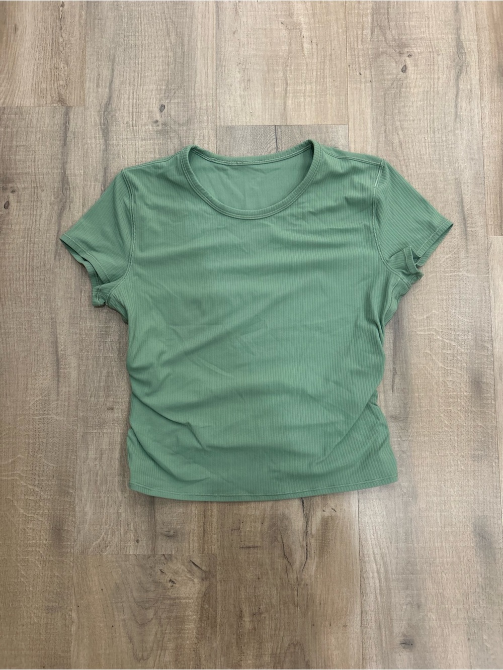 Lululemon All It Takes Back-Twist Ribbed Short-Sleeve Shirt
